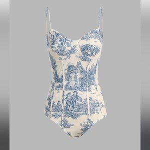 Cider Toile de Jouy Bodysuit